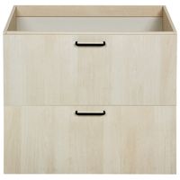 Prática wood armário inferior 80 cm 1 gaveta/ 1 porta basculante