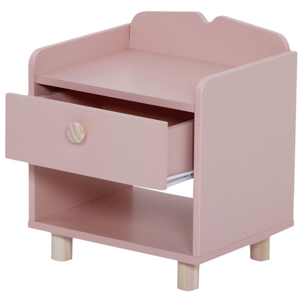 Mesa de Cabeceira Joyful - Rosa