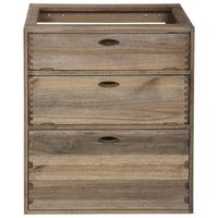 Brás wood armário inferior 70 cm 1 gaveta/2 portas basculantes