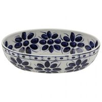 Travessa oval 31 cm x 18 cm monte sião