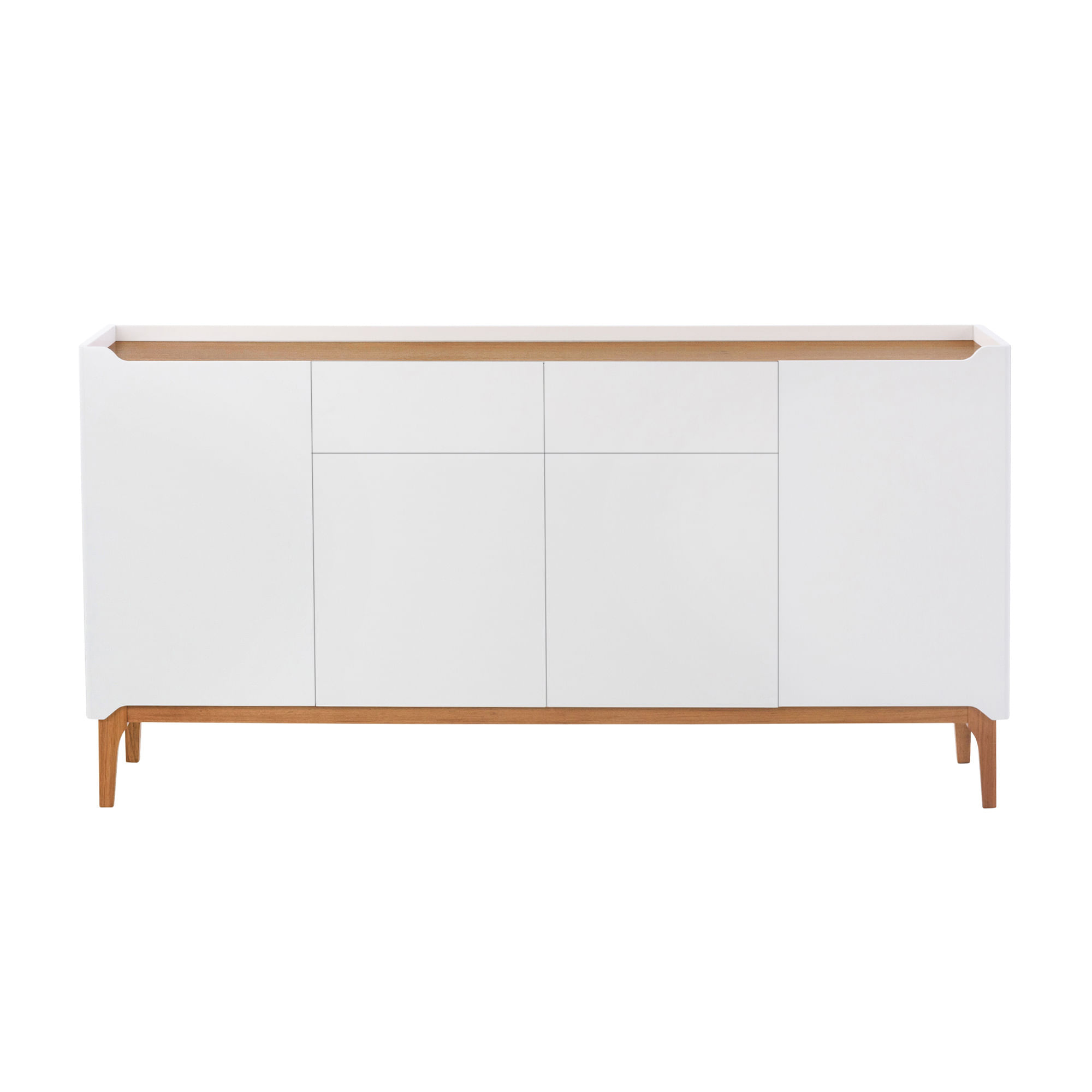 PILARES BUFFET 4 PORTAS/2 GAVETAS 1,60 M X 47 CM MADEIRA | Tok&Stok