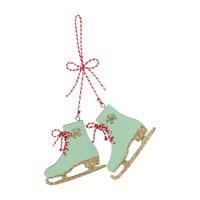 Pingente patins scandi xmas