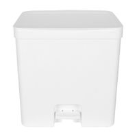 Lixeira dupla com pedal 20 l trium