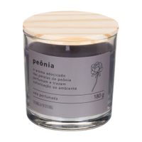 Vela perfumada pote peônia naturals