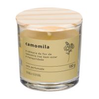 Vela perfumada pote camomila naturals