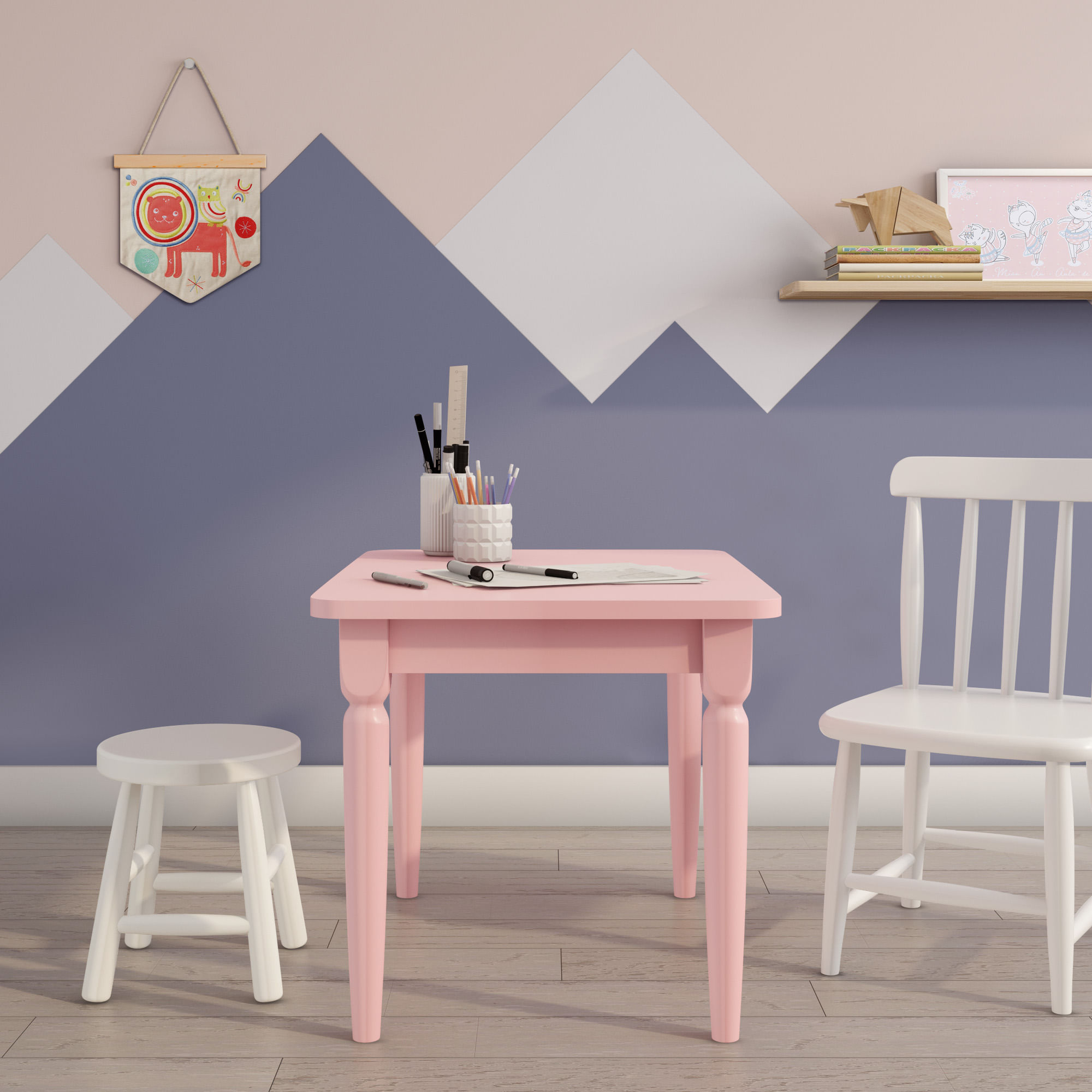 Mesa Infantil Tirreno italHome Rosa