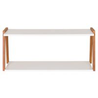 Prateleira dupla 35 cm x 80 cm x 25 cm bartô