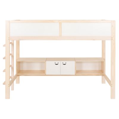 CAMA SISTEMA DE QUARTO INTEGRADO COM ESCRIVANINHA E ESCADA PÉ COM PÉ