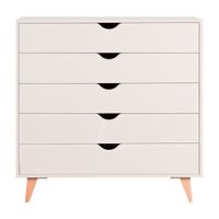 CÔMODA 5 GAVETAS 90 CM X 40 CM LIN