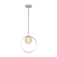 Luminária de teto circle glam