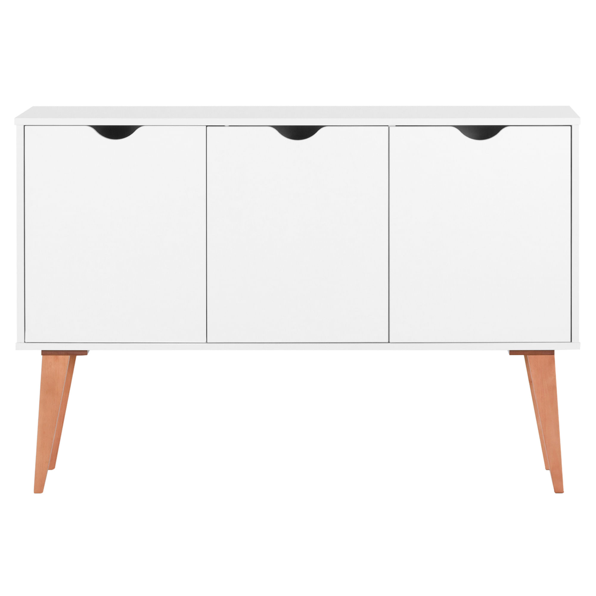 3 PORTAS 1,20 M X 35 CM LIN BUFFET BRANCO | Tok&Stok