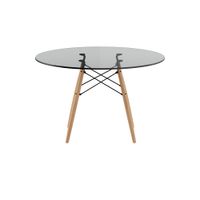 Mesa redonda 1,20 m easy glass