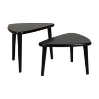 Mesa lateral conjunto com 2 peças 60 cm x 37 cm cher