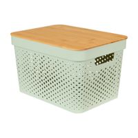 Caixa 22 cm x 35 cm x 26 cm bambumix