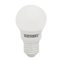 Lâmpada led bulbo a60 e27 4,9w 6500k 127 220v luz branca taschibra