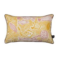 Almofada dupla face 50 cm x 32 cm dabukuri piracema