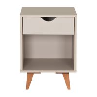 Mesa de cabeceira 1 gaveta com nicho lin