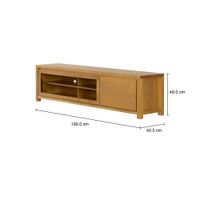 Massy rack 1 porta basculante/1 gaveta 190x40