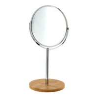 Espelho 18 cm x 35 cm bamboo steel