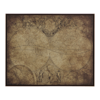 Quadro 80 cm x 65 cm old world map