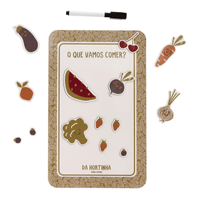 Lousa/imã de geladeira da hortinha