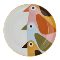 Prato para sobremesa voa passarim