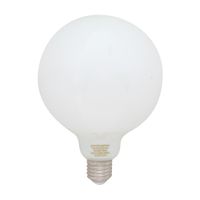 Lâmpada de filamento milky 8w g125 e27 127 220v luz amarela save energy