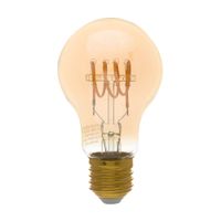 Lâmpada de filamento loop 4w a60 e27 127/220v luz amarela save energy