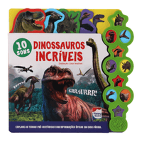 Livro super sons: dinossauros incríveis