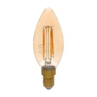 Lâmpada led de filamento amb 4w c35 e14 220v luz amarela save energy