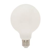 Lâmpada de filamento milky 4w g95 e27 127/220v luz amarela save energy