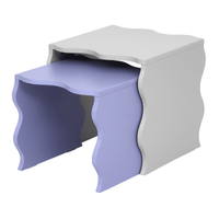 Mesa lateral conjunto com 2 peças blobs