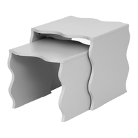 Mesa lateral conjunto com 2 peças blobs