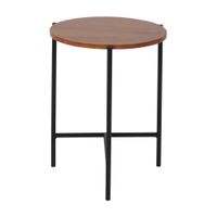 Mesa lateral redonda 38 cm honey