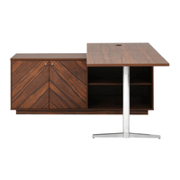 Mesa com balcão 2 portas /1 gaveta 1,60 m x 1,60 m vincent