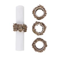 Argola para guardanapo com 4 conchas