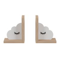 Aparador de livros conjunto com 2 peças hang it nuvem