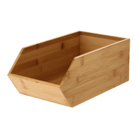Organizador empilhável 17 cm x 30 cm bamboo