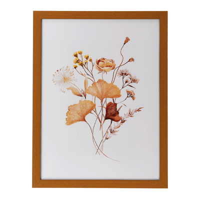 QUADRO 32 CM X 42 CM BROWN FLOWERS I