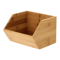Organizador empilhável 17 cm x 15 cm bamboo