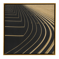 Quadro 50 cm x 50 cm orbit golden