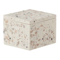 Organizador com tampa 8 cm x 8 cm terrazzo