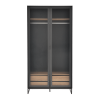 Guarda-roupa 2 portas/4 gavetas street