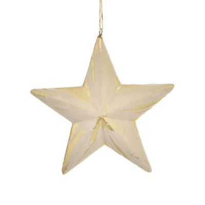 PINGENTE ESTRELA PINCELADA 11 CM NATAL ASTRAL