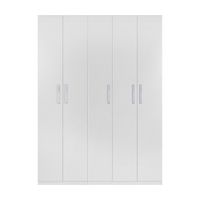 Guarda-roupa 5 portas 3 gavetas 35 maximus