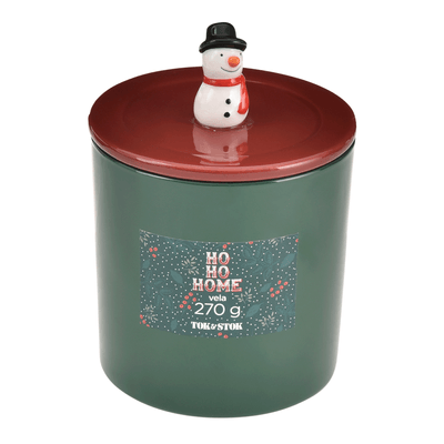 VELA POTE BONECO DE NEVE HOHO HOME