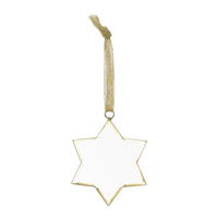 Pingente estrela 9 cm natal astral