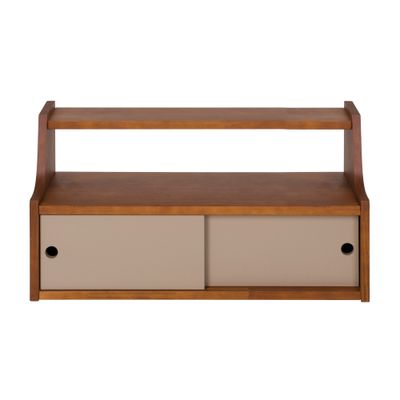 PRATELEIRA COM 2 PORTAS DE CORRER 36 CM X 70 CM X 25 CM NORMA