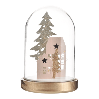 ADORNO REDOMA LED 19 CM NATAL ASTRAL