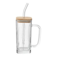 Caneca com canudo 290 ml bamboo fresh